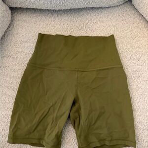 Lululemon Olive Green Align Shorts
